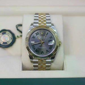 Rolex | Datejust | 126333 | Gold/Steel | 41 mm | Gold/Steel | Red | Automatic