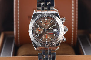Breitling Chronomat Evolution Havana Limited Edition 100 Evolution Stainless Steel Bronze A13356 Chronograph