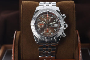 Breitling Chronomat Evolution Havana Limited Edition 100 Evolution Stainless Steel Bronze A13356 Chronograph