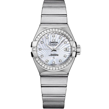 Omega Constellation Ladies123.15.27.20.55.001 Constellation Automatic Diamond Mother of Pearl Dial Ladies BC