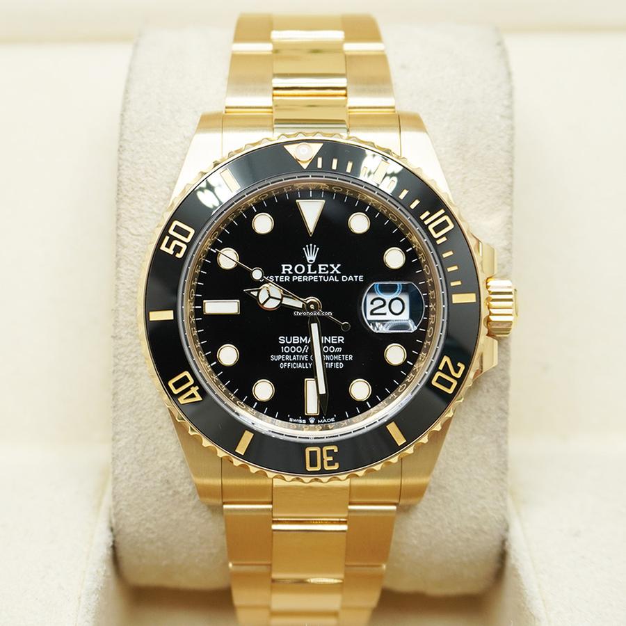 Rolex | Submariner | 126618LN | Yellow gold | 40 x 41 mm | Yellow gold | Black | Automatic