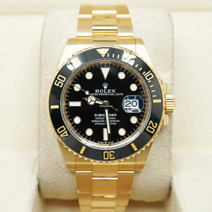 Rolex | Submariner | 126618LN | Yellow gold | 40 x 41 mm | Yellow gold | Black | Automatic
