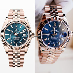 Rolex | Sky-Dweller | 336935-0005 | Rose gold | 42 mm | Rose gold | Blue | Automatic