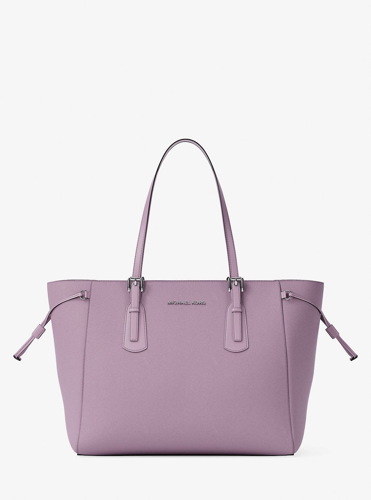 Michael Kors Voyager Large Saffiano Leather Tote Bag Lt Quartz