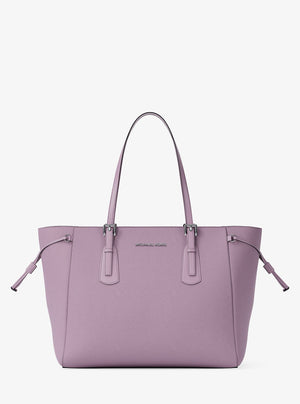 Michael Kors Voyager Large Saffiano Leather Tote Bag Lt Quartz