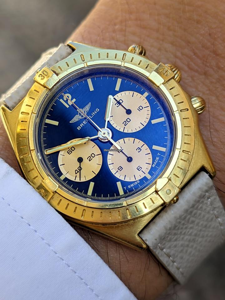 Breitling Callisto Chronomat Blue Dial New Old Stock