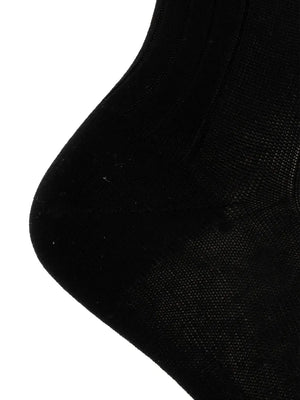 logo ribbed socks