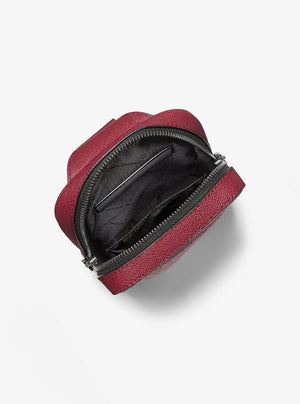 Michael Kors Cooper Medium Signature Logo Sling Pack Cherry