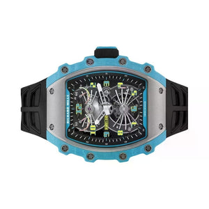 Richard Mille Tourbillon Aerodyne Blue Caribbean Quartz Limited 50 RM21-02 Ti FQ