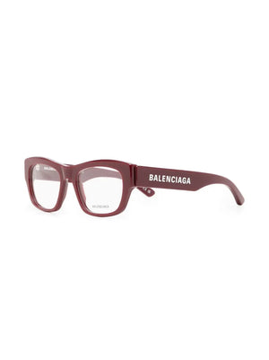 logo-print rectangle-frame glasses