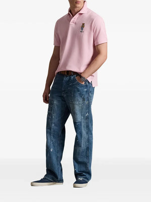 Polo Bear logo polo shirt