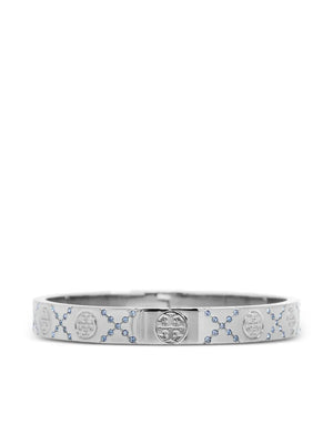 logo-embossed bracelet