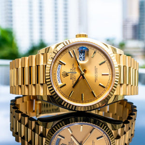 Rolex | Day-Date | 128238 | Yellow gold | 36 mm | Yellow gold | Gold | Automatic