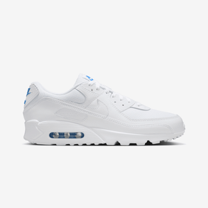 NIKE AIR MAX 90 { WHITE/BLUE CRYSTAL