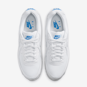 NIKE AIR MAX 90 { WHITE/BLUE CRYSTAL