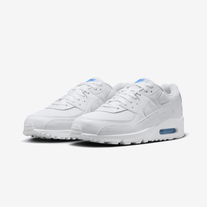 NIKE AIR MAX 90 { WHITE/BLUE CRYSTAL