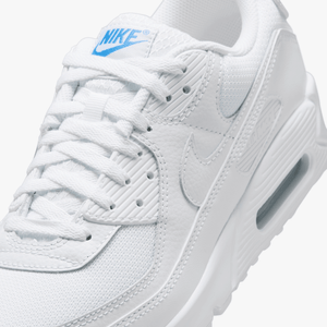 NIKE AIR MAX 90 { WHITE/BLUE CRYSTAL