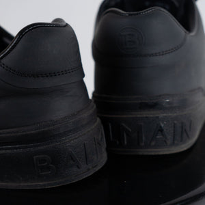 Balmain B-Court Trainers In Calfskin (UK 8)