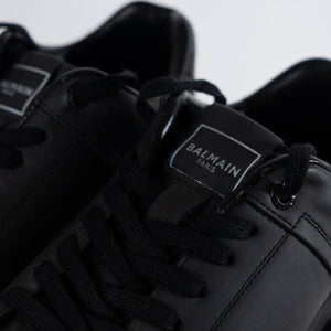 Balmain B-Court Trainers In Calfskin (UK 8)