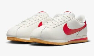 Nike Cortez Leather Sail Gum Yellow University Red
