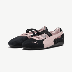 PUMA SPEEDCAT SUEDE BALLET { PUMA BLACK-MAUVE MIST