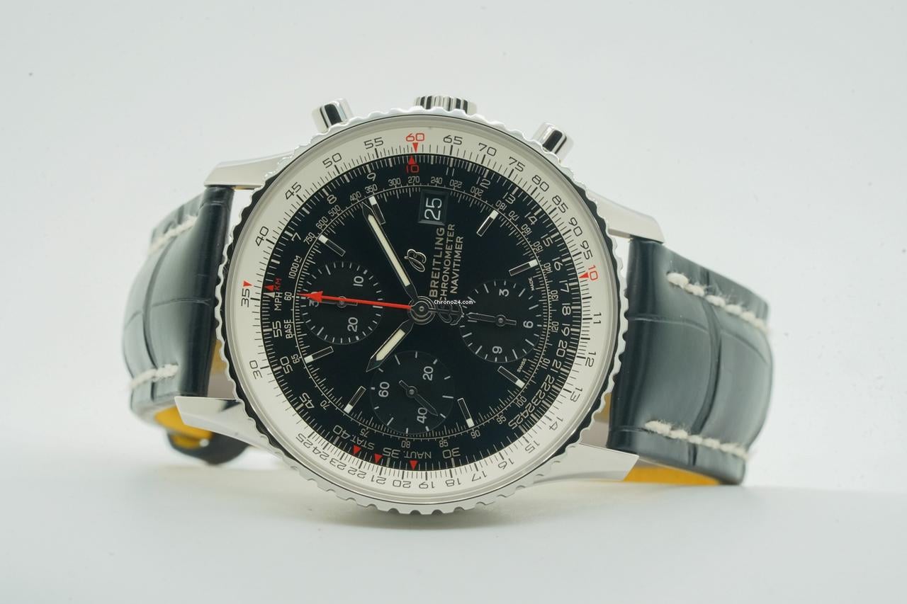 Breitling Navitimer Heritage1 Chronograph 41 A13324121 B1 P1 A13324 Black Dial 41mm 10489