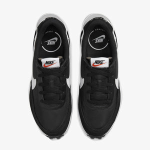 Nike WAFFLE DEBUT { BLACK/WHITE-ORANGE-CLEAR
