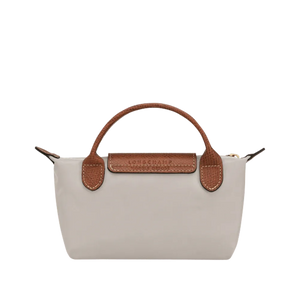 Longchamp Le Pliage Original Pouch with handle Pebble - Recycled canvas