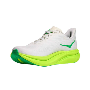 Hoka Mach 6 White/Neon Lime