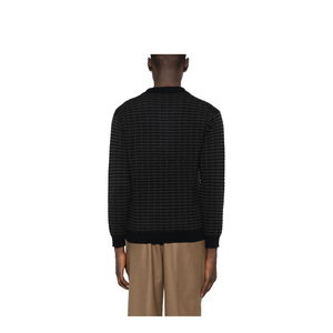 Icon Virgin-Wool Jumper with Polo-Shirt Collar