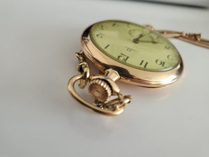 Omega Grand Prix Paris 1900 Taschenuhr aus Gold
