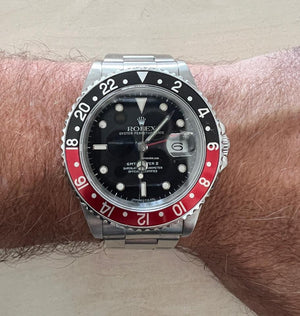 Rolex | GMT-Master II | 15650 | Steel | 40 mm | Steel | Black | Automatic