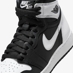 Jordan AIR JORDAN 1 HIGH OG (GS) { BLACK/WHITE-WHITE