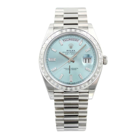 Rolex | Day-Date | 228396TBR | Platinum | 40 mm | Platinum | Automatic