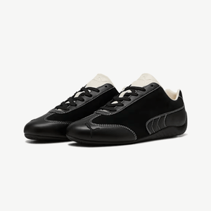 PUMA SPEEDCAT ICON { PUMA BLACK-FROSTED IVORY
