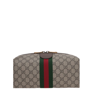 Savoy Small Canvas Toiletry Case - Gray