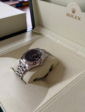 Rolex | Day-Date | 218206 | Platinum | 41 mm | Platinum | Black | Automatic