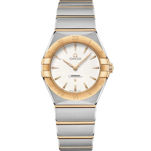 Omega Constellation Ladies Stainless steel yellow gold quartz women watch 131.20.28.60.02.002