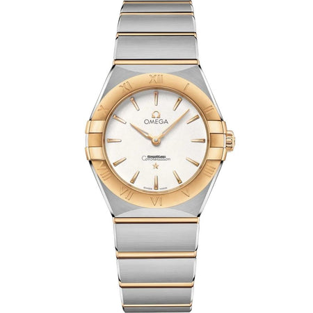 Omega Constellation Ladies Stainless steel yellow gold quartz women watch 131.20.28.60.02.002