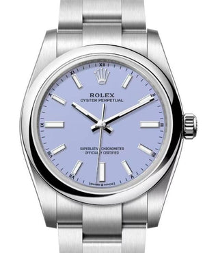 Rolex | Oyster Perpetual | 124200 | Steel | 36 mm | Steel | Purple | Automatic