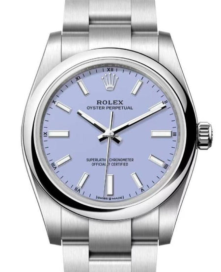 Rolex | Oyster Perpetual | 124200 | Steel | 36 mm | Steel | Purple | Automatic