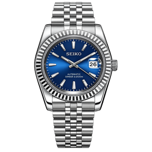 Seiko Mod Datejust "Blue" Watch