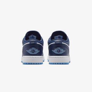 JORDAN | AIR JORDAN 1 LOW (GS) { MIDNIGHT NAVY/UNIVERSITY BLUE-WHITE