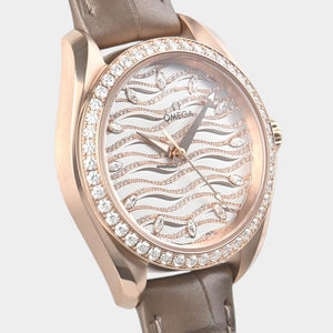 Omega Seamaster Aqua Terra150 M Co-Axial Master Chronometer Diamonds / Sedna Gold / Box&Papers / 220.58.34.20.99.006