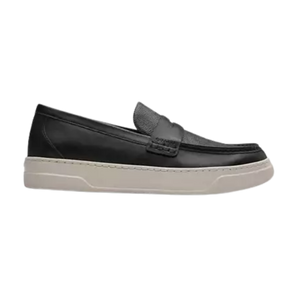 Coach Hybrid Loafer With Signature Canvas Charcoal/Black