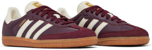 Adidas Wmns  Samba OG Maroon Gold Metallic