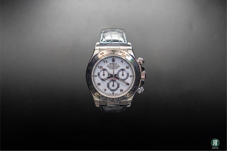 Rolex | Daytona | 116519LN | White gold | 40 mm | Crocodile skin | Mother of pearl | Automatic
