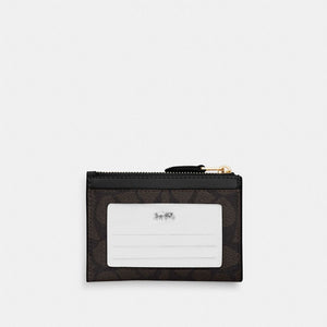 Mini Skinny Id Case In Signature Canvas