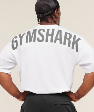 Gymshark Power T-Shirt - White