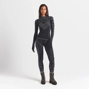 SKIMS FIRST LAYERS LEGGING | OBSIDIAN WINTER FAIR ISLE